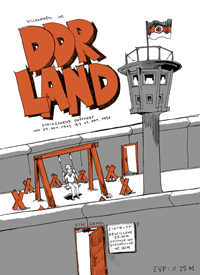 Titelmotiv des Comics zur DDR